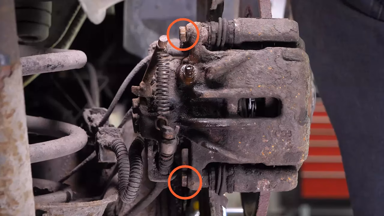 How do you fix a broken brake disc?