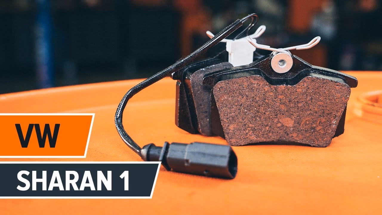 What is a brake pad tracker on a VW Sharan?