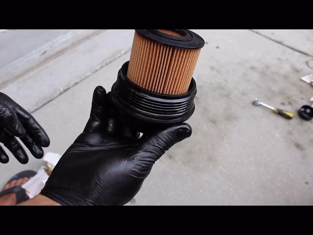 What's the 2014 Ford Fusion fuel filter location?