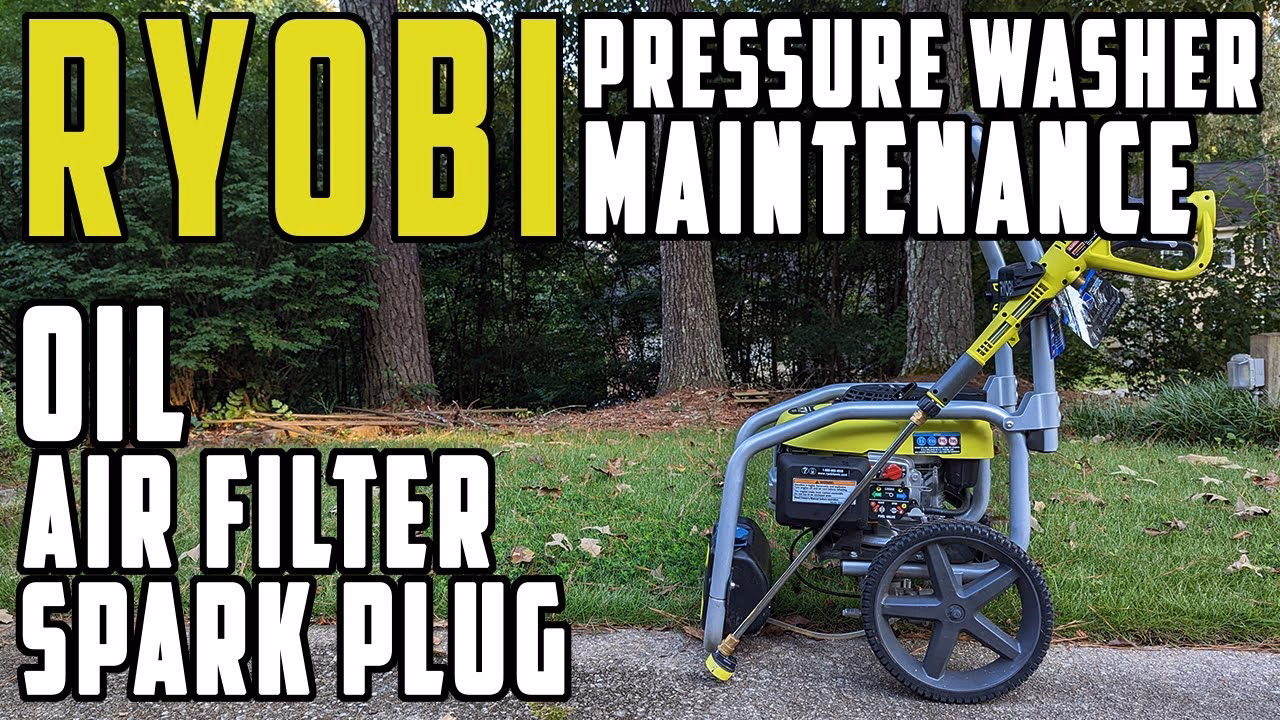 What kind of oil does a Ryobi pressure washer use?