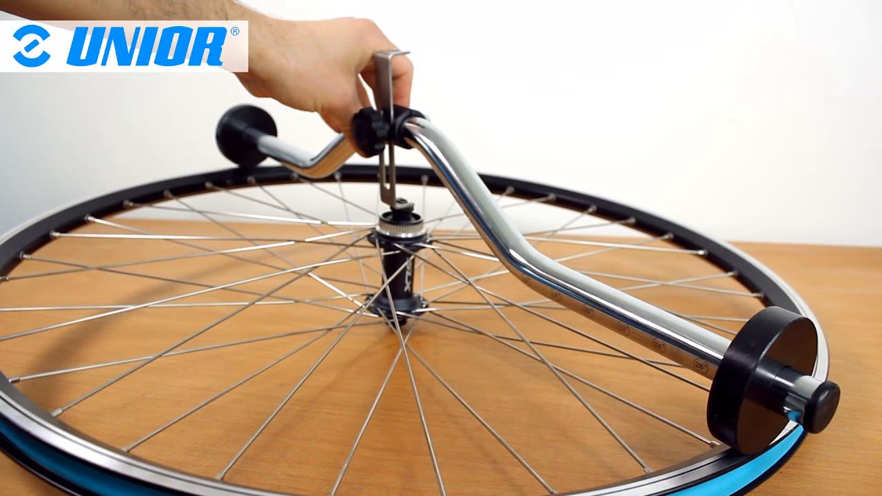 How do you check a bike dish alignment?