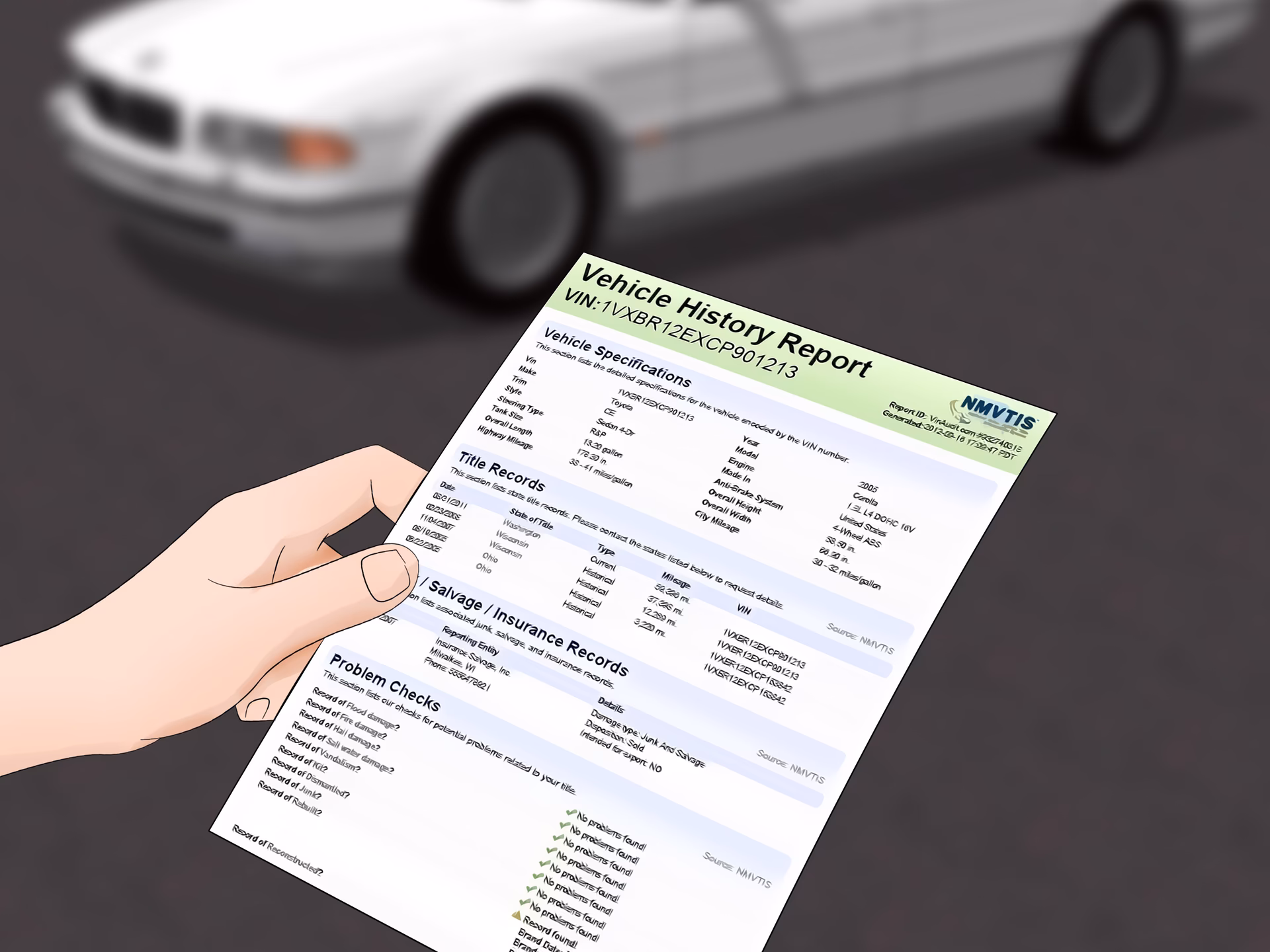 How do I know if my car is damaged?