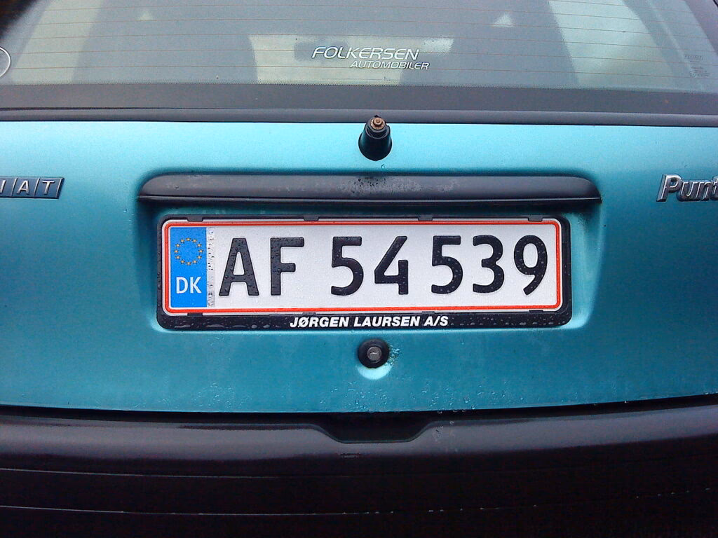 Where can I find information on a used car in Denmark?