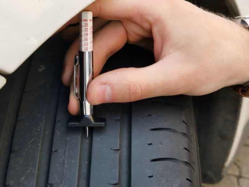 What is a tyre tread check?