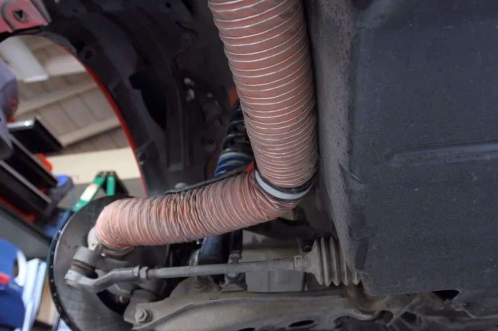 How do you cool down a car while driving?