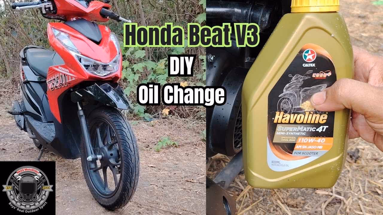 How often should engine oil be changed in Honda Beat?