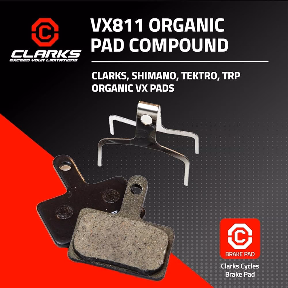 Are Clarks VX disc brake pads organic?
