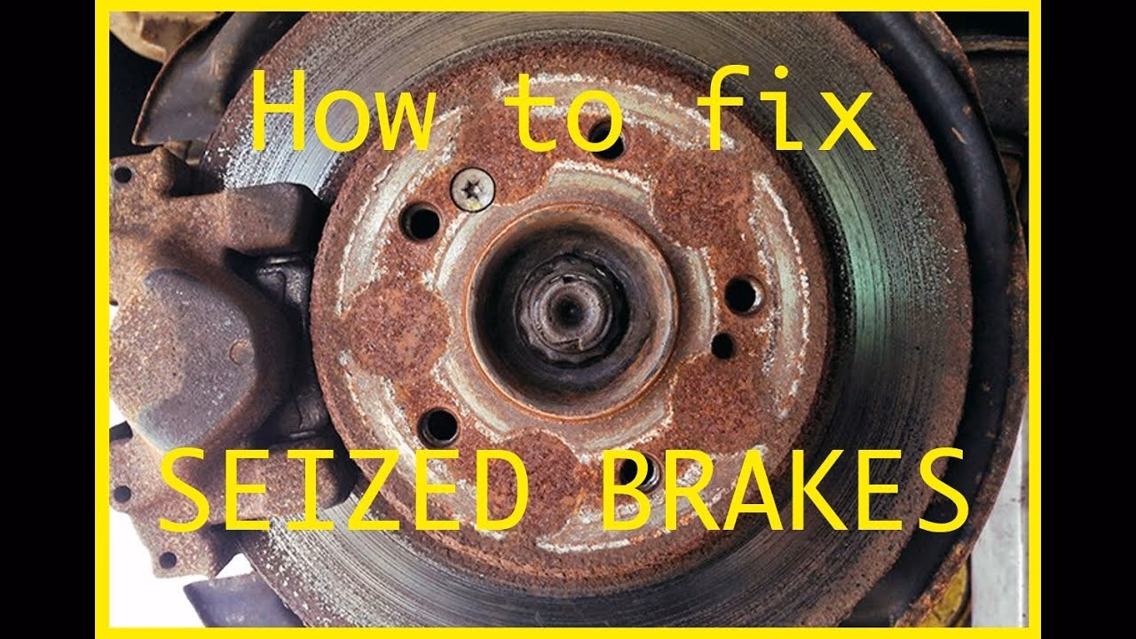How do I unseize a brake caliper?