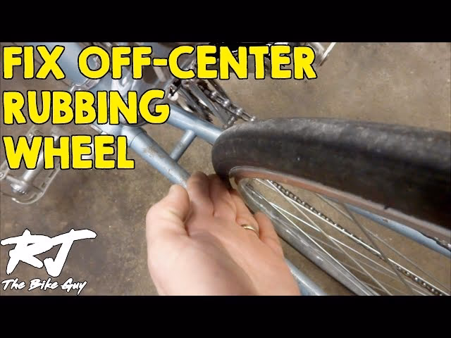 How to fix bike wheel misalignment?