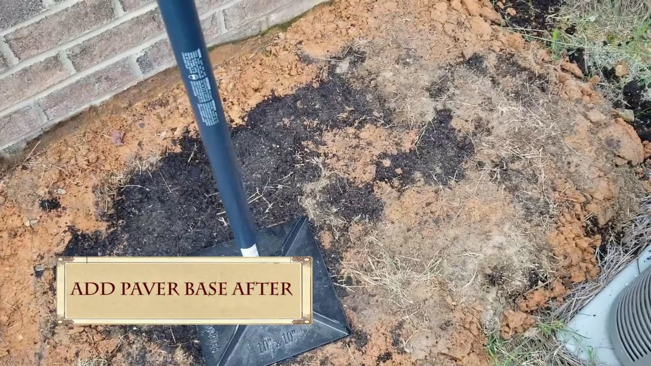 How do you compact sand with a hand tamper?