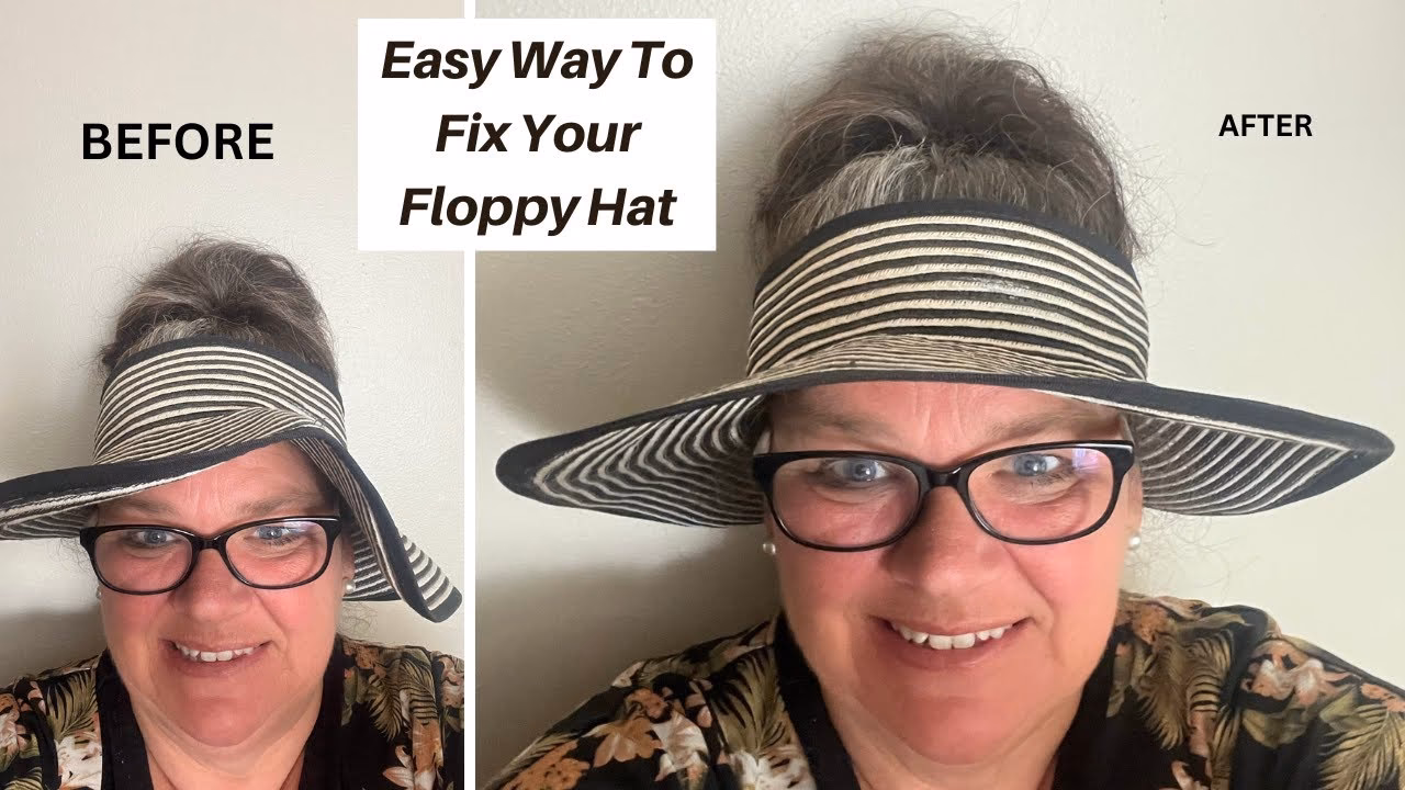 How do you smooth out a hat?