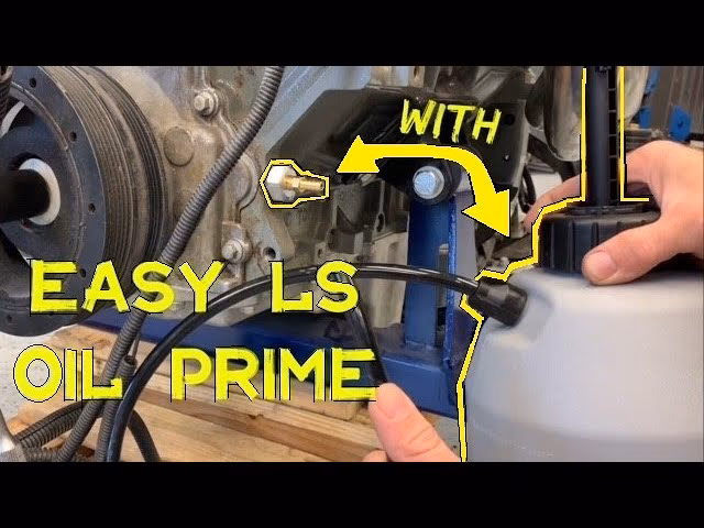 What is engine oil pump priming?