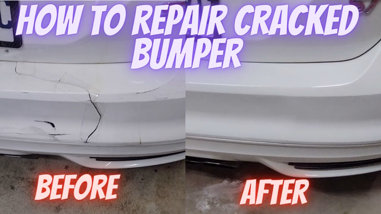 What filler should I use on a plastic bumper split repair?