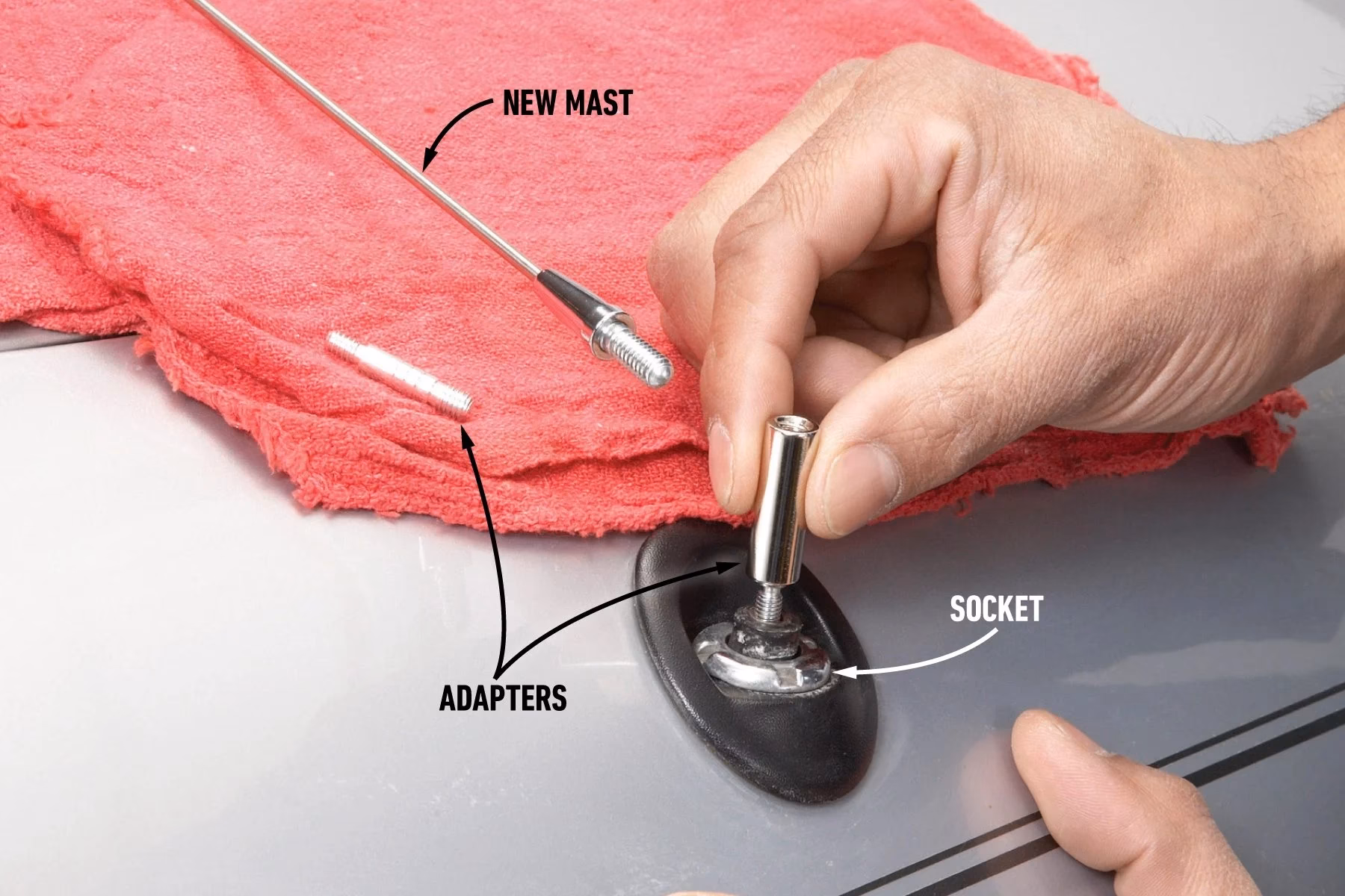 How to fix car radio antenna reception?