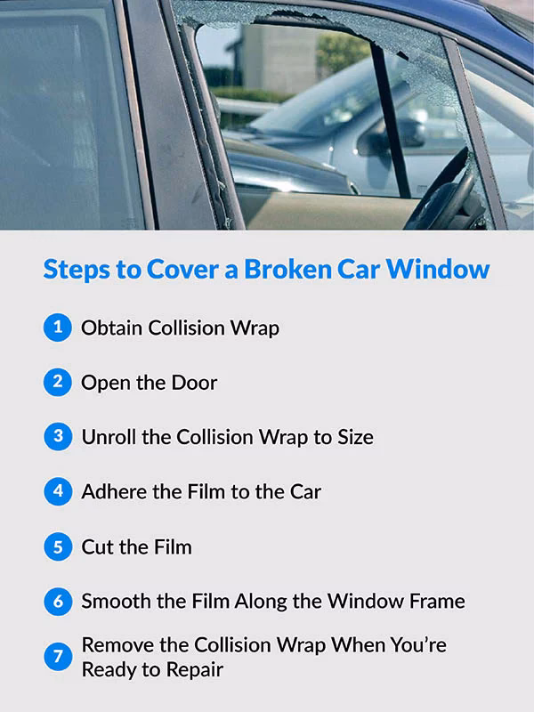 Can a car window be repaired?