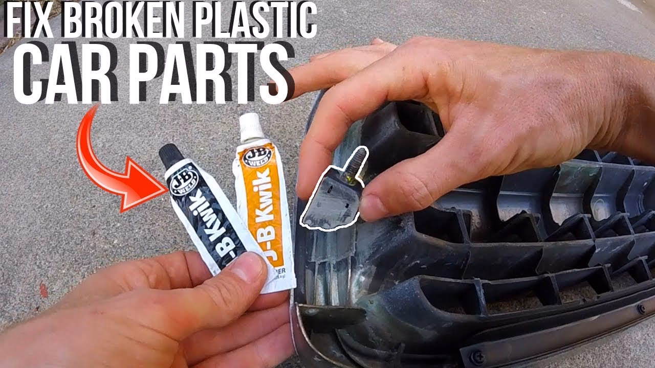 How do you fix a broken plastic?