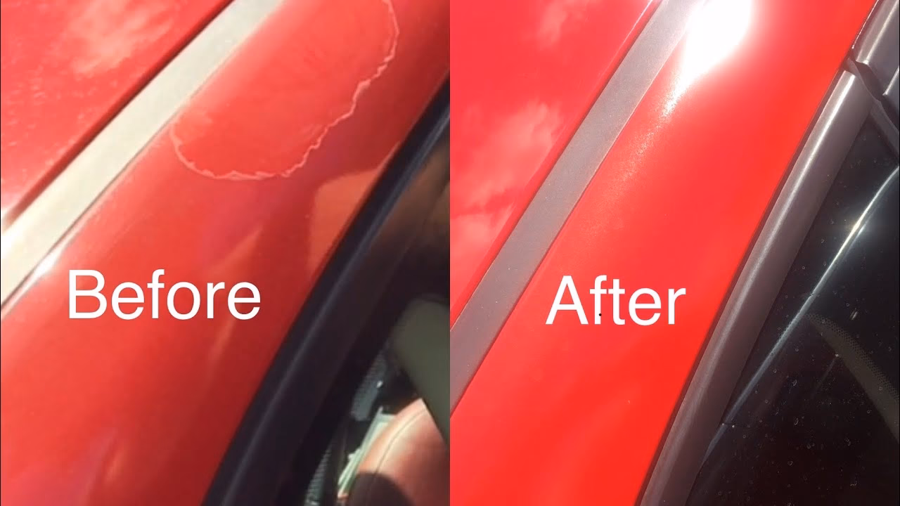 How do you fix clear coat peeling on a car?