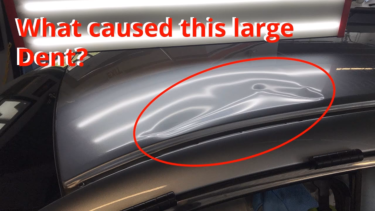 What happens if a roof is dented?