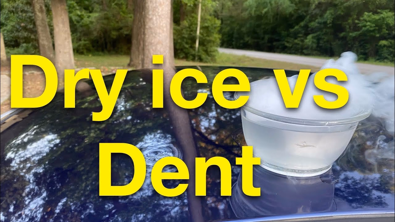 Can dry ice damage a car?