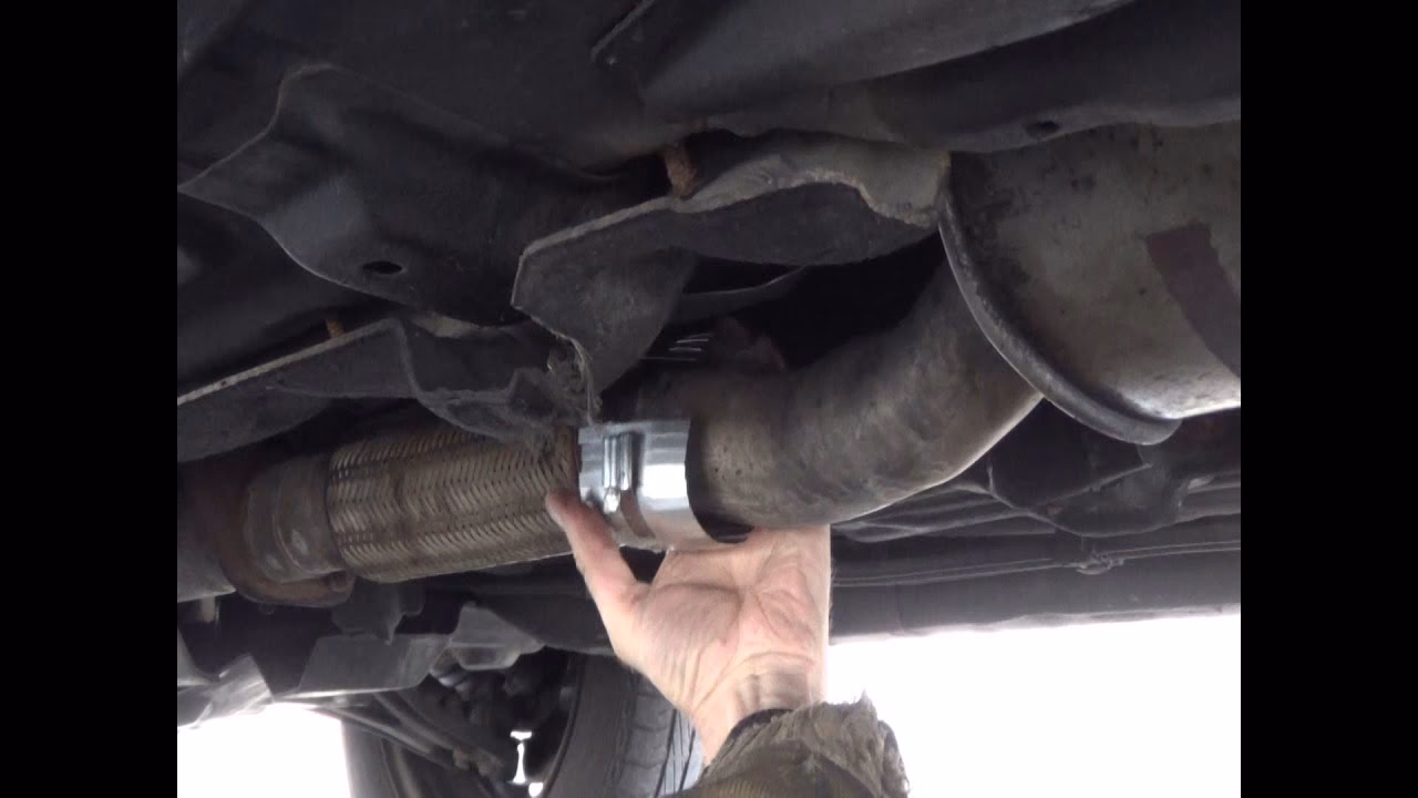How do you fix an exhaust leak without a welder?