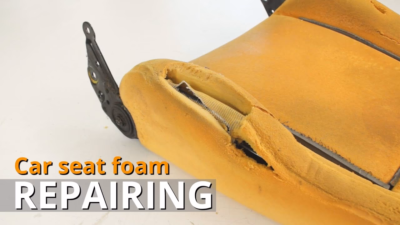 How do you repair a broken car seat?