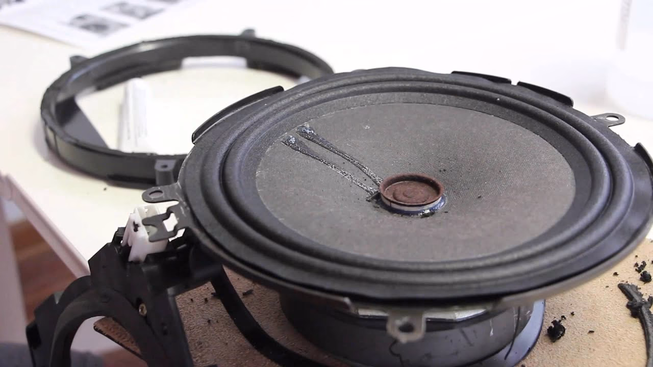How do you replace the speakers in a car?