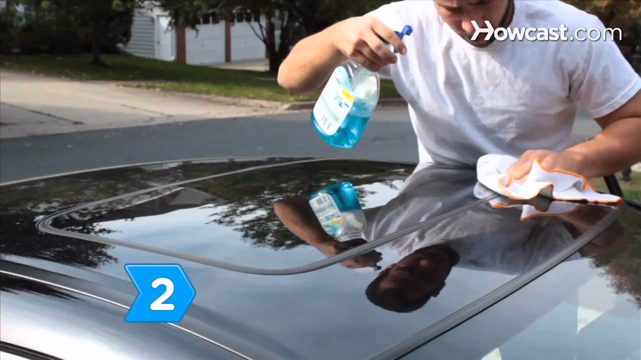How do you replace a sunroof glass seal on a car?