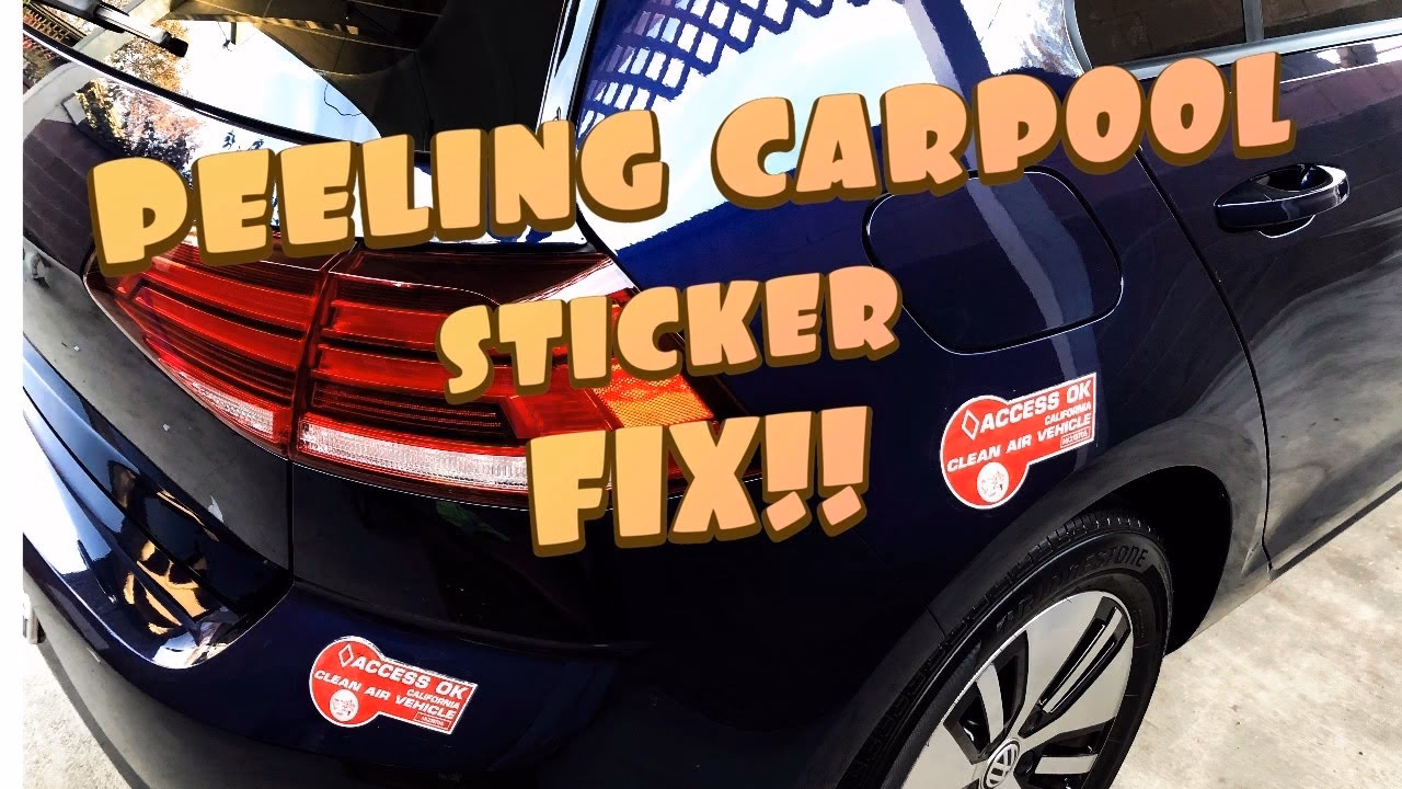 How do you fix a sticker?