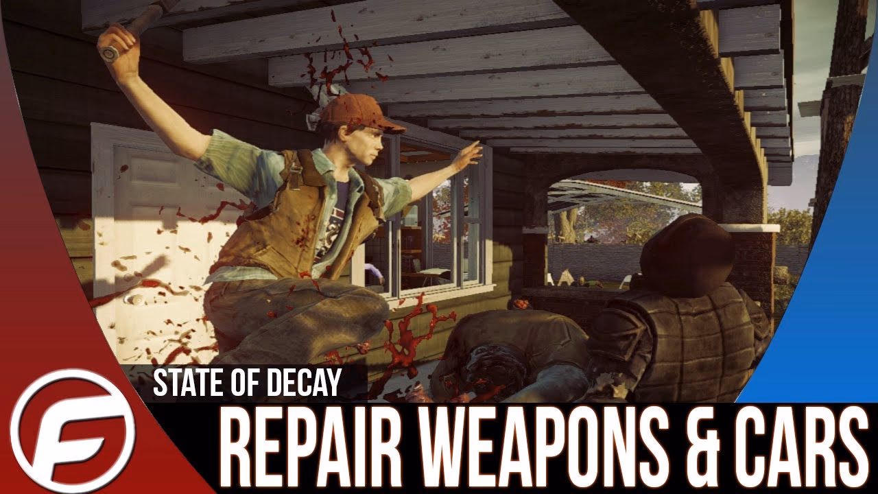 How do you repair a car in state of Decay 2?
