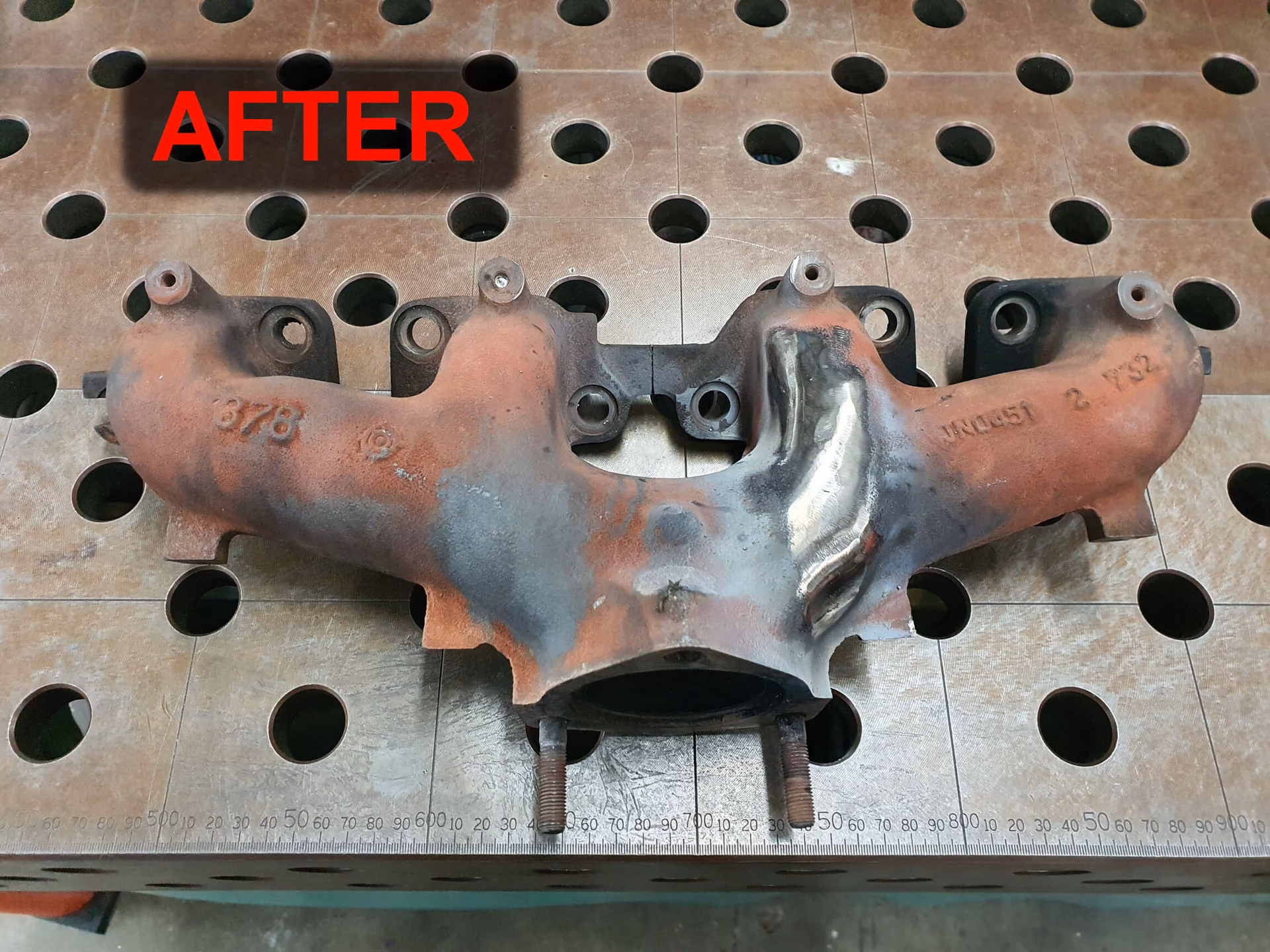 Can you paint a cast iron exhaust manifold?