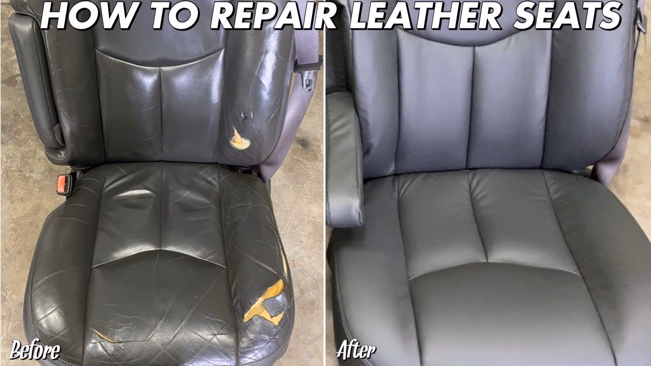 How to repair cracked leather car seats?
