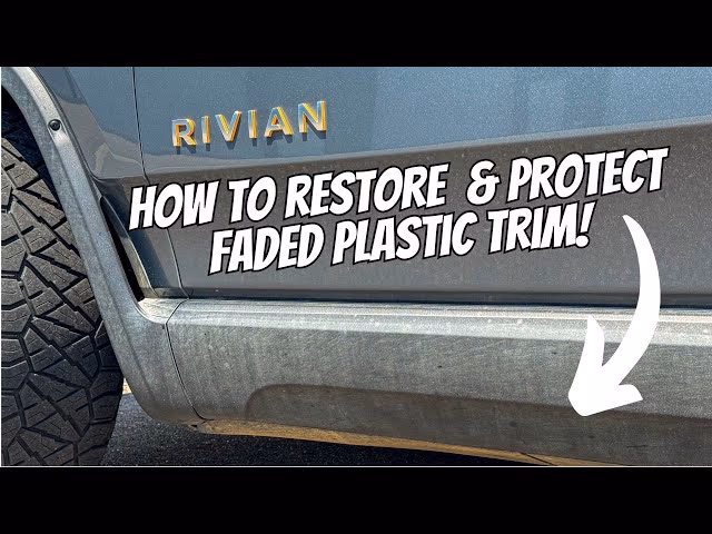 Does car plastic fade?