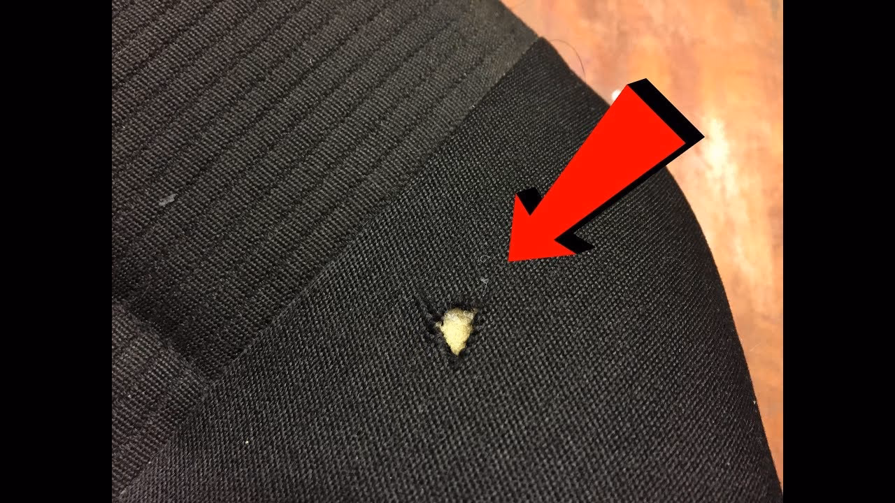 How to repair a hole in a vinyl seat?