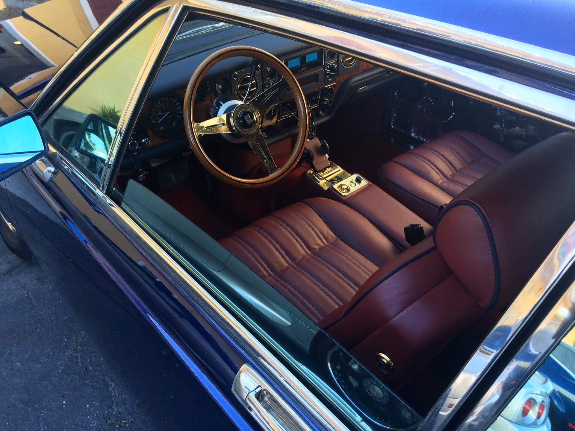 How do you repair a damaged car interior?