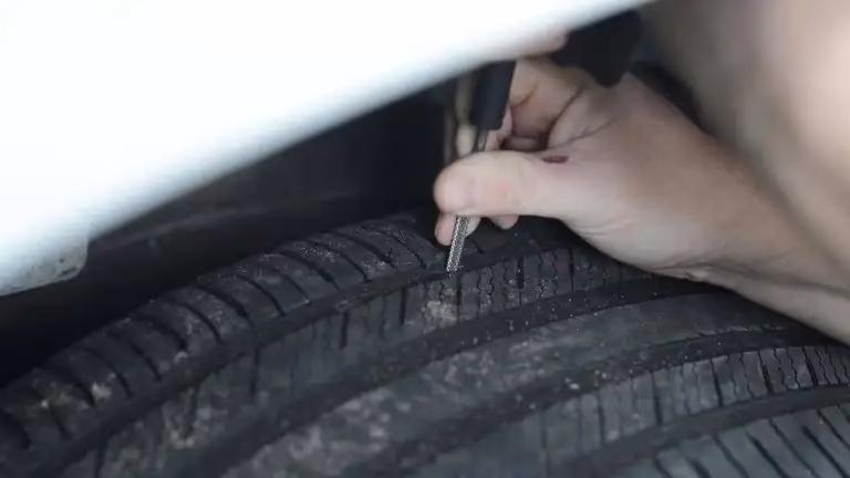 Can you repair a tyre with a nail in it?