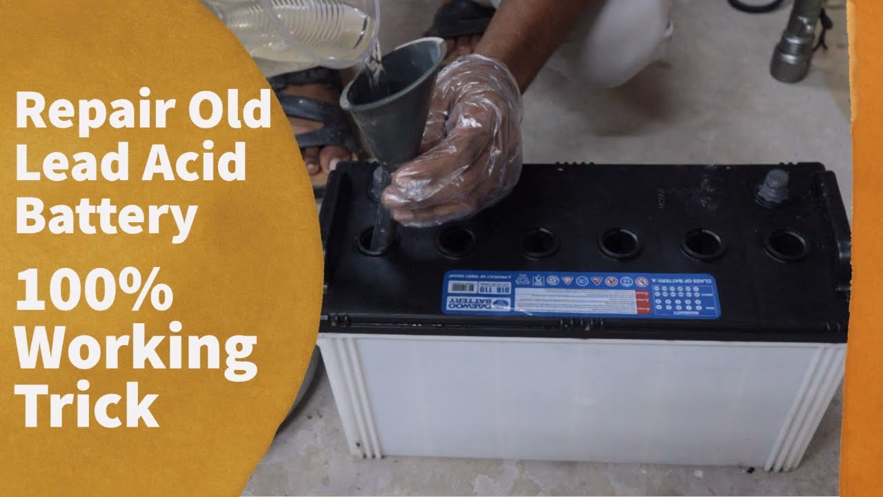 Can You recondition a car battery at home?