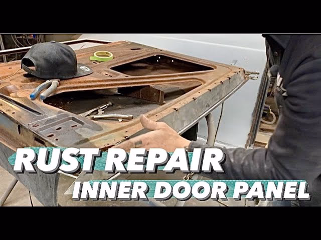 How do you fix a rusty truck door?