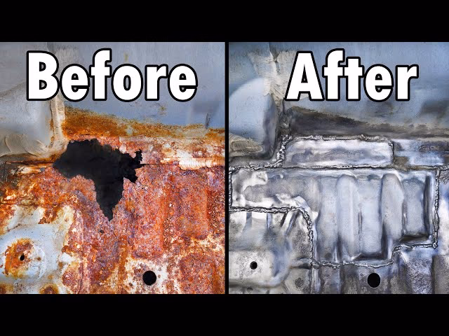How do you repair rust on a car?