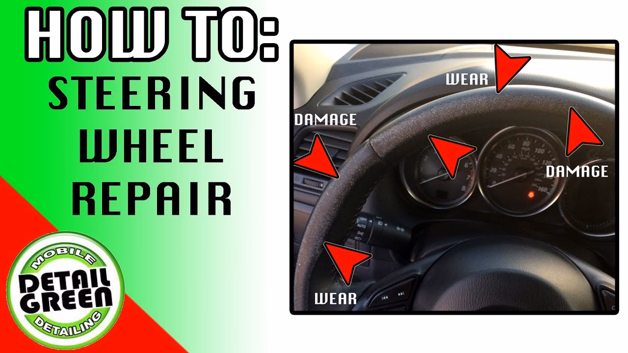 What is included in the LRC leather steering wheel repair kit?