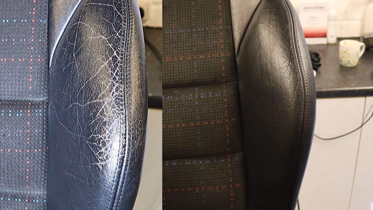 How to repair cracked leather car seats?