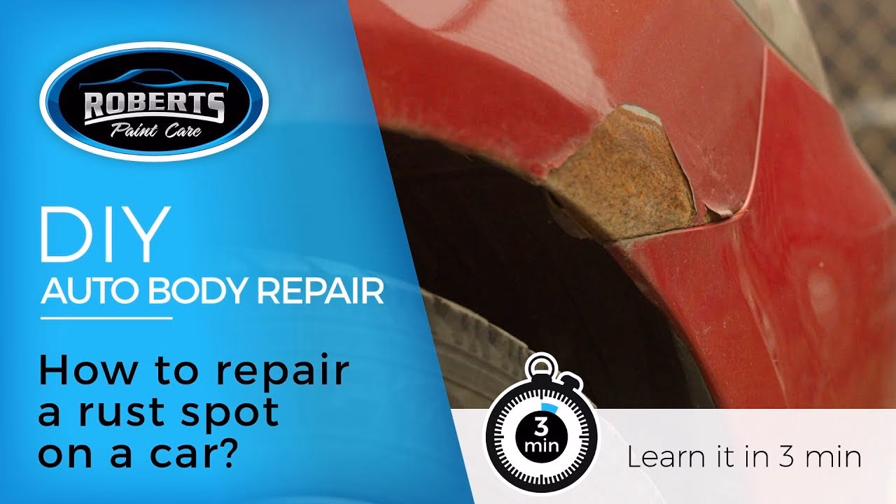 How do you find rust spots on a car?