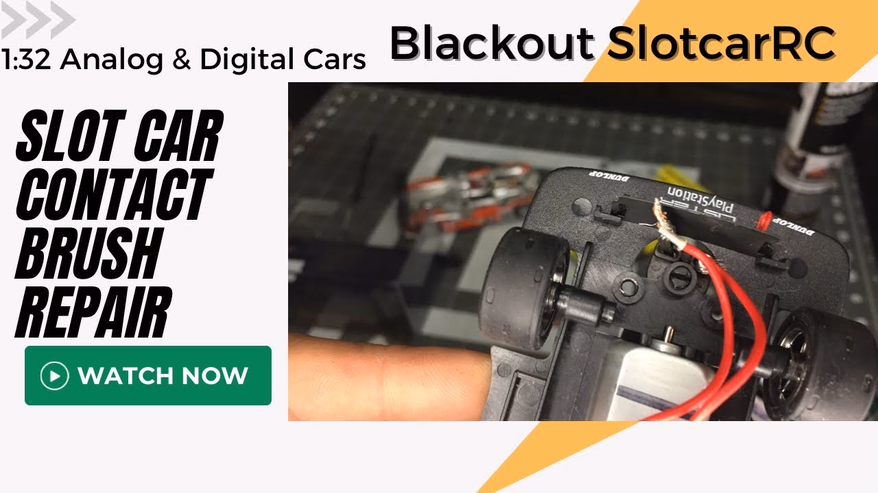 How do I replace a Scalextric guide blade?