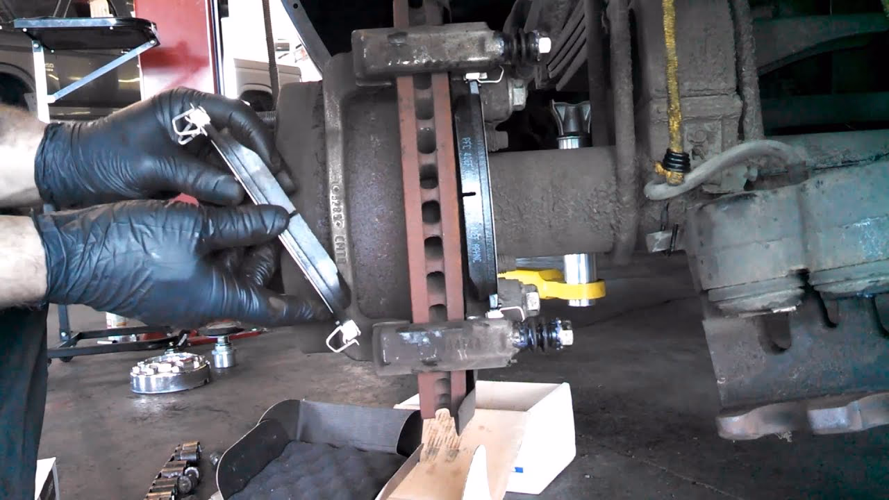How to replace front brake pads?
