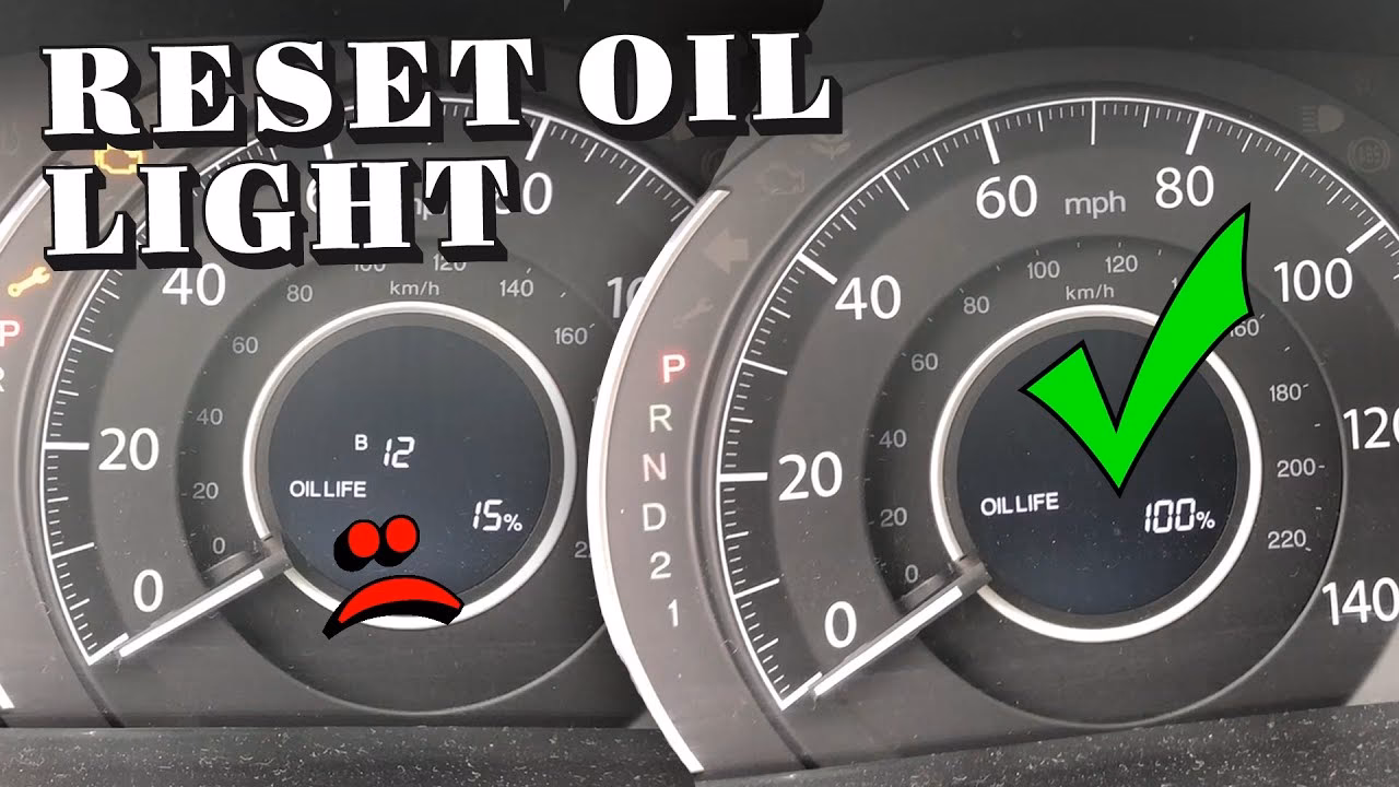 How do I Reset my Honda Accord engine oil?