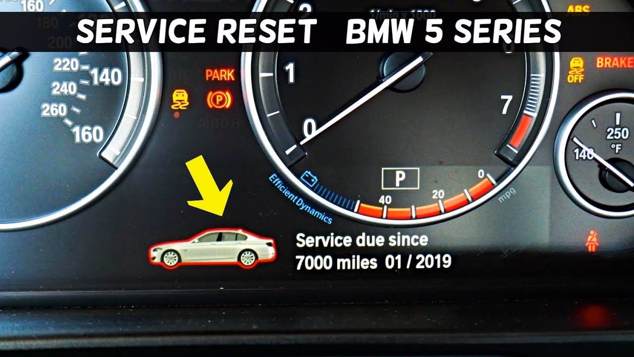 Can a BMW 5 Series service reset be performed without diagnostic interface?