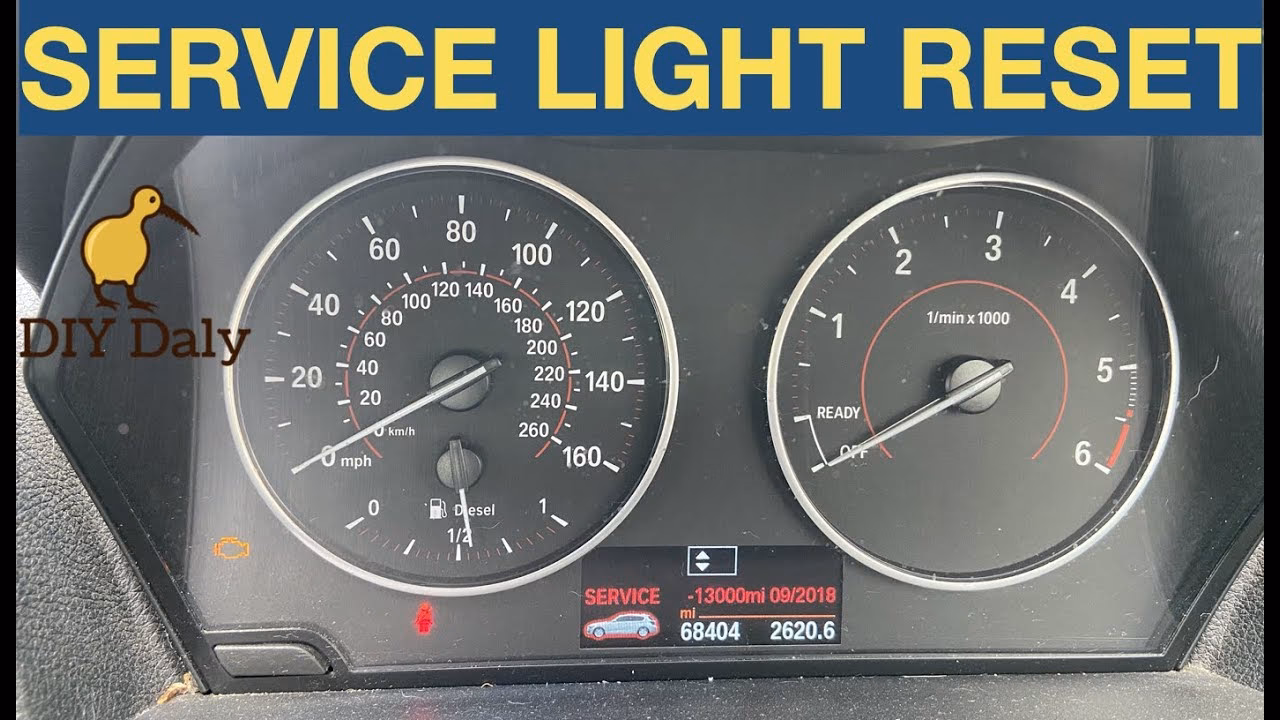 How do I Reset my BMW service light?