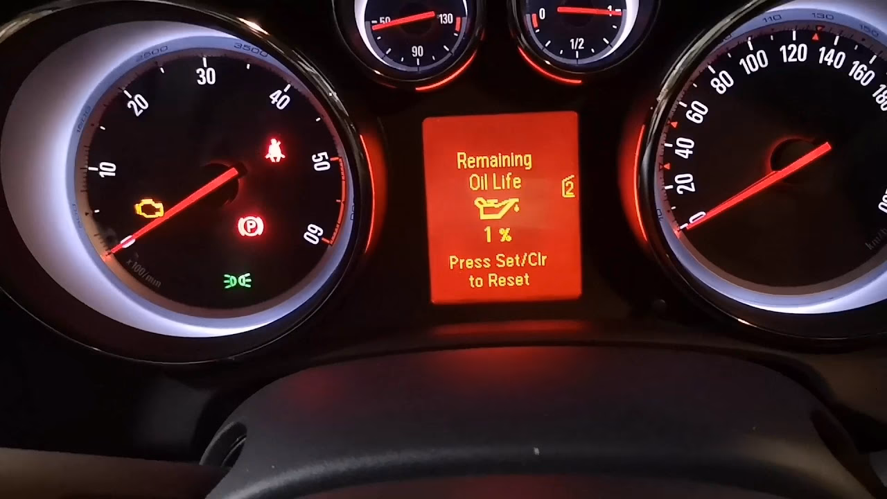 How to reset service light on Opel Astra?