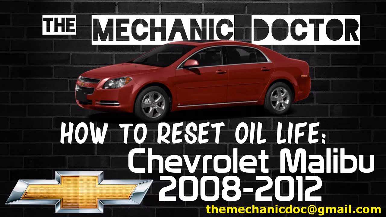 How do I reset my Chevy Malibu's engine light?