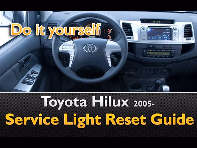 What is the oil service data for Toyota Hilux?