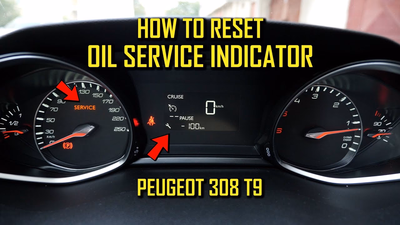 How to reset Peugeot service light?